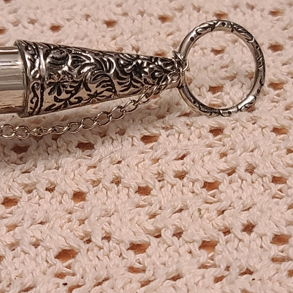 Tussie Mussie Bridal Floral holder Stainless - Picture 4 of 6